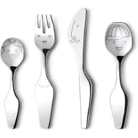 Georg Jensen The Twist Family lasten aterimet, 4 kpl