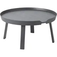 Muuto Around sohvapöytä, iso, antrasiitti