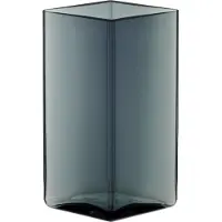 Iittala Ruutu maljakko, 115 x 180 mm, harmaa
