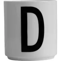 Design Letters Arne Jacobsen posliinikuppi, valkoinen, A-Z