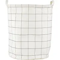 House Doctor Squares Vasketøjspose - Cream - 50X40CM