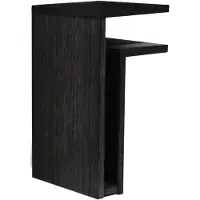 Maze F-shelf seinähylly, oikea, musta