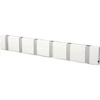 LoCa Knax vaatenaulakko 60 cm valkoinen-harmaa
