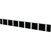 LoCa Knax vaatenaulakko 80 cm musta-harmaa
