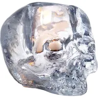 Kosta Boda Skull kynttilälyhty 8,5 cm kirkas lasi