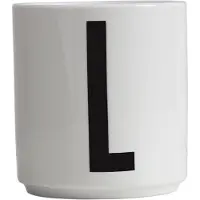 Design Letters Porcelain Cup A-Z, Æ, Ø - White - 25 CL