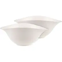 Villeroy & Boch Vapiano salaattikulho, 2-pakkaus valkoinen