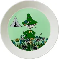Arabia Moomin Plate Ø19Cm Snufkin - Green - Ø 19 CM