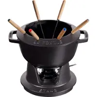 Staub Fonduesæt - Black - 2.35L