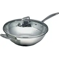 Scanpan Impact -wok-paistinpannu, ruostumaton teräs, 32 cm
