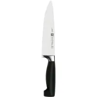Zwilling Four Star Juhlaveitsi Kokkiveitsi 18 cm Ruostumaton Teräs Musta