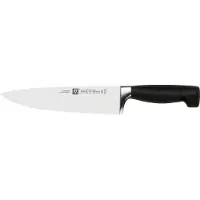 Zwilling Four star kokkiveitsi 20 cm Musta-ruostumaton teräs