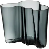 Iittala Aalto maljakko 160 mm, tummanharmaa
