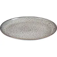 Broste Copenhagen Fad Oval 'Nordic Sea' Stentøj - Blue - Ø 26 CM