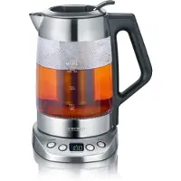 Severin WK 3479 -vedenkeitin, 1,7 l, 3000 W, lasi / ruostumaton teräs