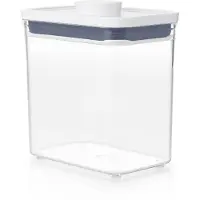 Oxo Pop Rectangle Short säilytyspurkki, 1,6 l