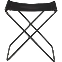 Broste Copenhagen Nola jakkara nahka Musta, 45 cm