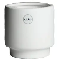 DBKD Solid ruukku white Pieni ø10 cm