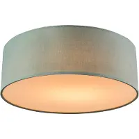 QAZQA Kattovalaisin vihreä 30 cm sis. LED - Drum LED