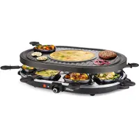 Princess Ovaali raclette-grilli, kahdeksalle hengelle