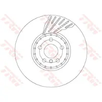 TRW Jarrulevy (1kpl) DF6890S