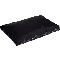 Zooplus Exclusive Silhouette-koirantyyny musta M-koko: P 90 x L 60 x K 8 cm