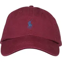 Ralph Lauren for man. 710667709032 Burgundy cotton chino cap (OSFA), Casual