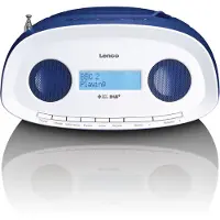 Lenco Kannettava DAB+/FM-radio CD- ja USB-soittimella Sininen