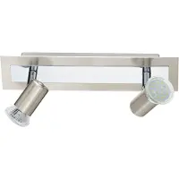 Eglo 90915 - Seinäkattovalaisin ROTTELO 2xGU10/LED/3W