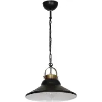 Luminex Riippuvalaisin Iron , himmennettävä, Musta, Olohuone/ruokailutila, Metalli, Vintage