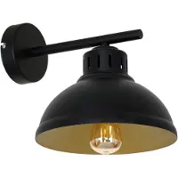 Luminex Seinävalaisin Sven , himmennettävä, Musta, Olohuone/ruokailutila, Metalli