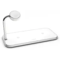 ZENS Triple Qi Laturi Langaton for Apple Watch Valkoinen