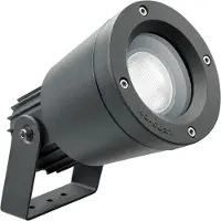LEDS-C4 Hubble ulkokohdevalaisin, antrasiitti, GU10, alumiini HUBBLE, himmennettävä, Alumiini, Moderni