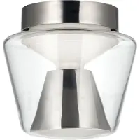 SERIEN LIGHTING Kattovalaisin , himmennettävä, Metallinsävyinen, Olohuone, Lasi