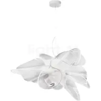 Slamp Design-riippuvalaisin La Belle Étoile, himmennettävä, Valkoinen/opaali, Olohuone/ruokailutila, Synteettinen materiaali, Design