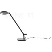 Artemide Led pöytävalaisin Demetra Micro, himmennettävä, Musta, Työhuone/toimisto, Alumiini, Design