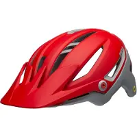Bell Sixer MIPS Pyöräilykypärä , harmaa/punainen - S | 52-56cm
