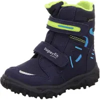 Superfit Talvisaappaat 'Husky' sininen / neonvihreä | 25 | boy