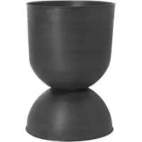 Ferm Living Hourglass ruukku, L, musta