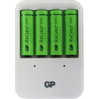 GP Recyko PB420 + 4 kpl AA 2 000 mAh