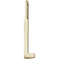 Design Letters Letter For Initial Necklace A-Z (18K Gold-Plated) - Gold - 10 MM