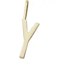 Design Letters Letter For Initial Necklace A-Z (18K Gold-Plated) - Gold - 10 MM