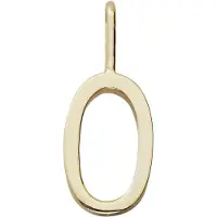 Design Letters Letter For Initial Necklace A-Z (18K Gold-Plated) - Gold - 10 MM