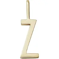 Design Letters Letter For Initial Necklace A-Z (18K Gold-Plated) - Gold - 10 MM