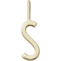 Design Letters Letter For Initial Necklace A-Z (18K Gold-Plated) - Gold - 10 MM