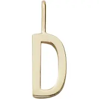 Design Letters Letter For Initial Necklace A-Z (18K Gold-Plated) - Gold - 10 MM