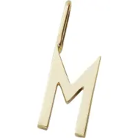 Design Letters Letter For Initial Necklace A-Z (18K Gold-Plated) - Gold - 10 MM
