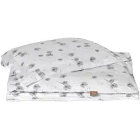 NG Baby Vauvansängyn setti puuvillaa, Dandelion Grey One Size Pojat, Tytöt