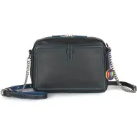 Mywalit Crossbody-laukku Nahka 23 cm Musta