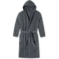 Schiesser Bath Robe - Grey - M